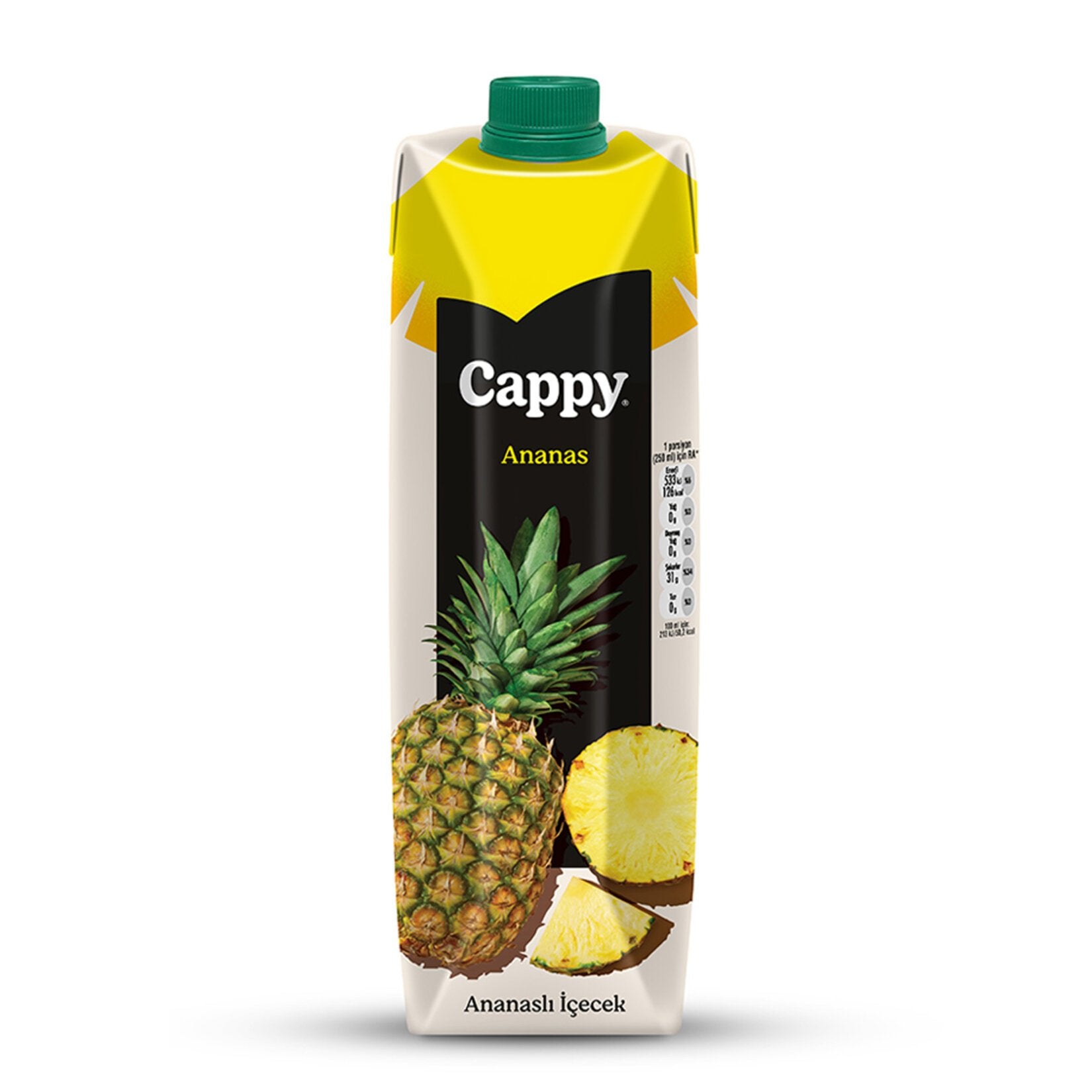 Cappy Ananaslı Karton Kutu 1 L