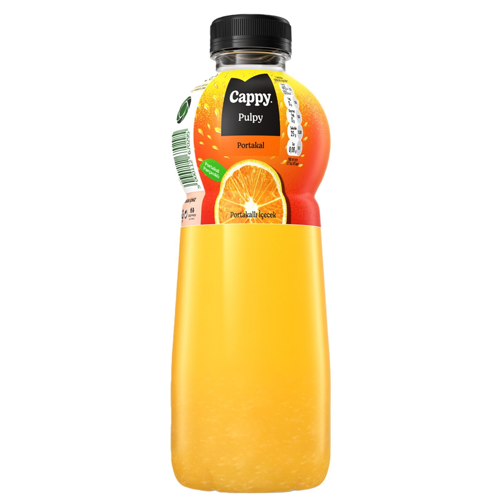 Cappy Pulpy Portakal PET 1 L