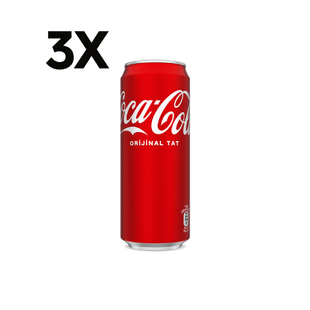 Coca-Cola Kutu 3x330ml