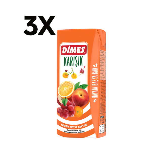 Dimes Meyve Suyu 3x200ml