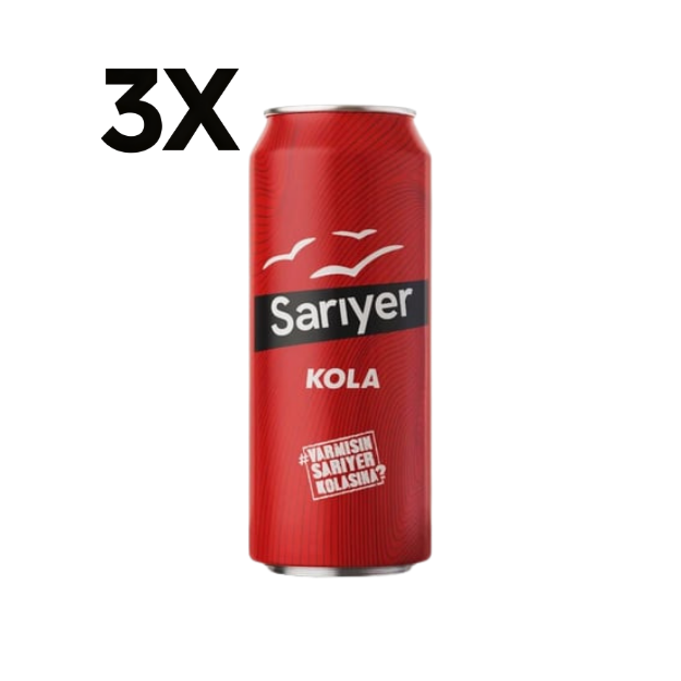 Sarıyer Cola Kutu 3x0,33l