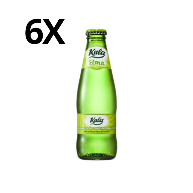 Kula Elma Aromalı Maden Suyu 6X200 ml