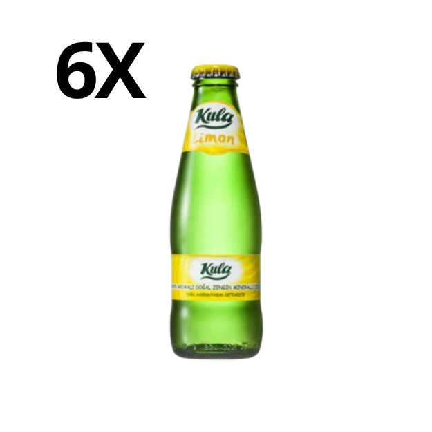 Kula Limon Aromalı Maden Suyu 6X200 ml