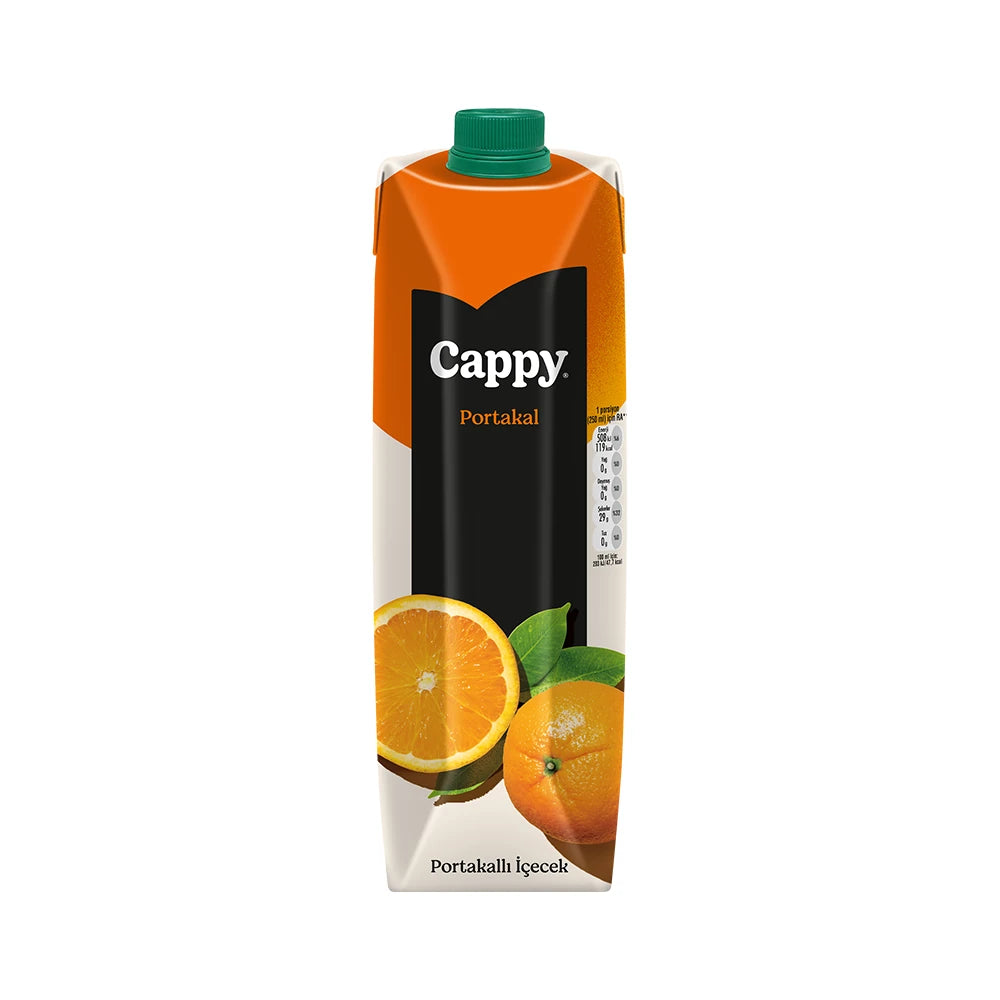 Cappy Portakallı Karton Kutu 1 L