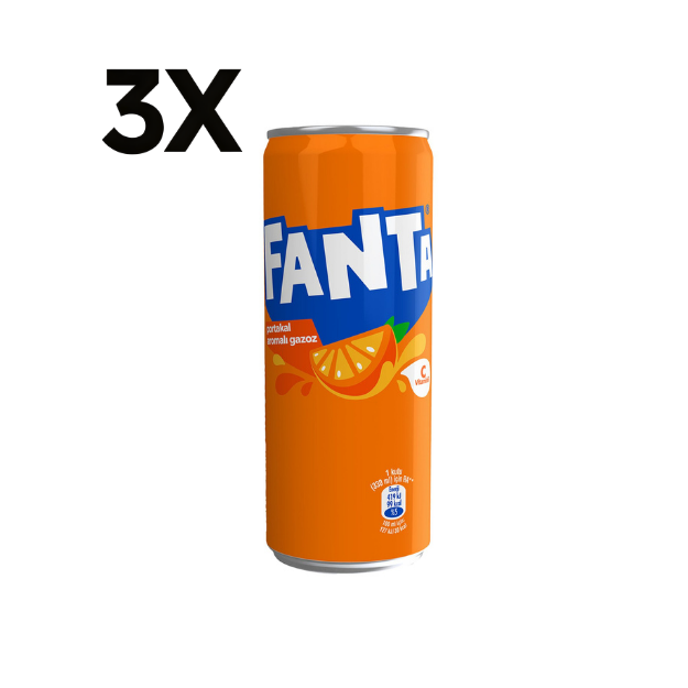 Fanta Portakal 3x330ml
