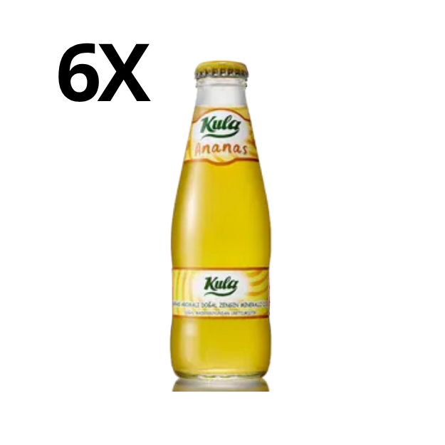 Kula Ananas Aromalı Maden Suyu 6X200 ml